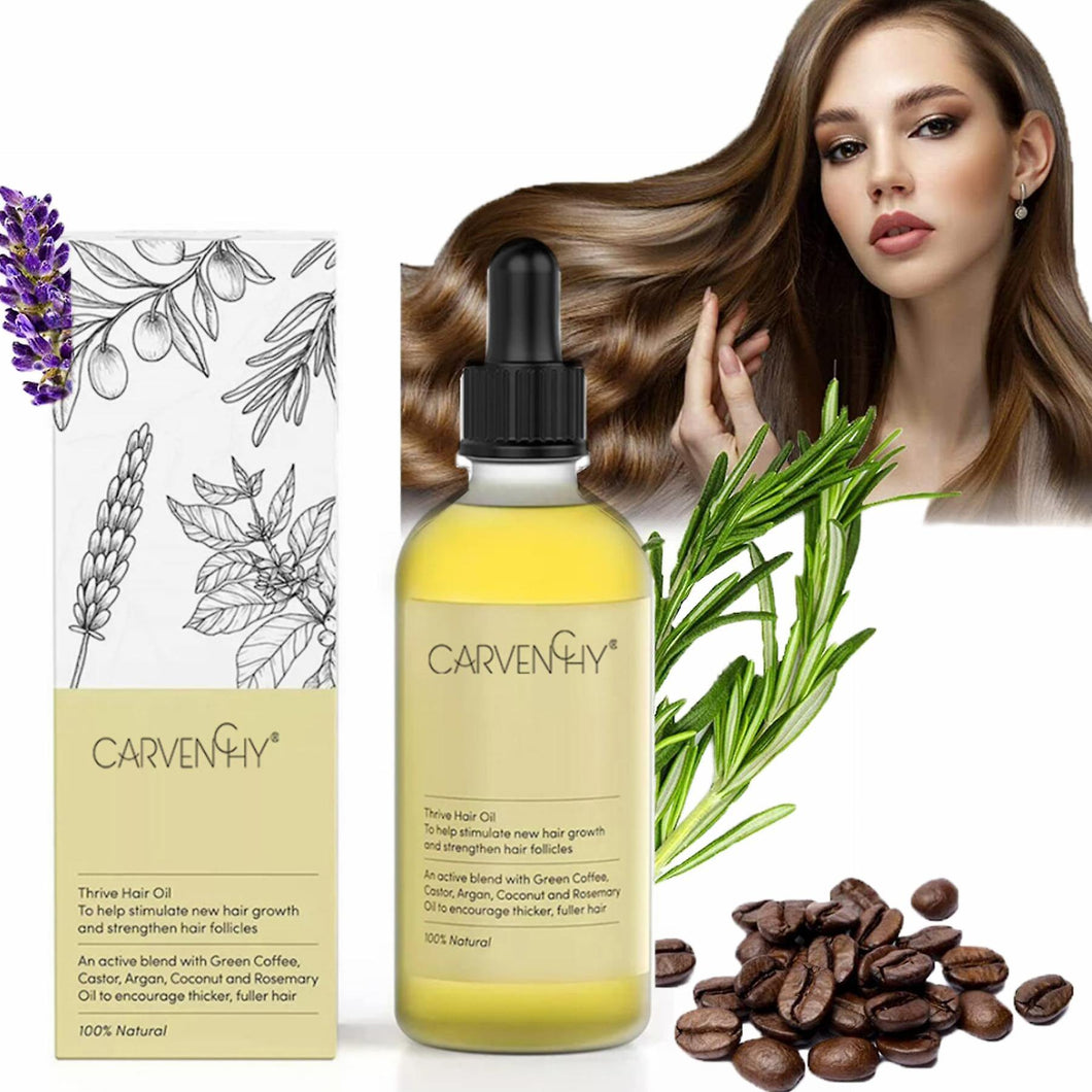 Nuevo aceite de crecimiento capilar natural Carvenchy de 60 ml