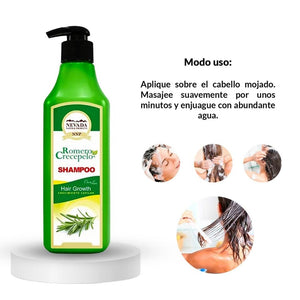 SHAMPOO ROMERO CRECEPELO 520 ml