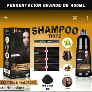 NUEVO SHAMPOO ANTI CANAS , MUSA 400ML