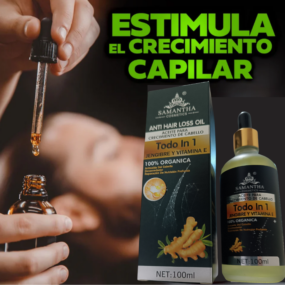 Aceite TODO EN UNO anticaída y crecimiento de Cabello